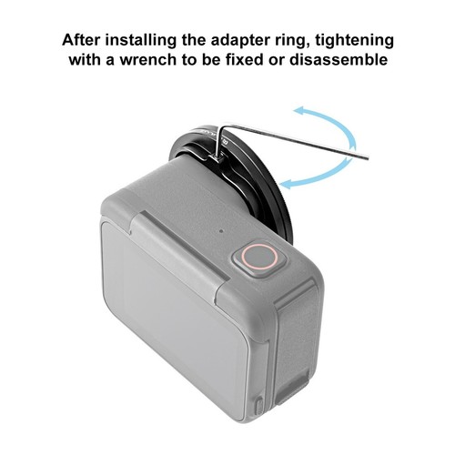 Anillo adattatore filtro lente UV de 52 mm per Insta360 Ace Pro - Foto 4 di 9
