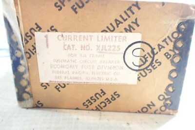 #ad #ad 1 New Federal Pacific Electric XJL225 Current Limiter For XJL Frame $179.00