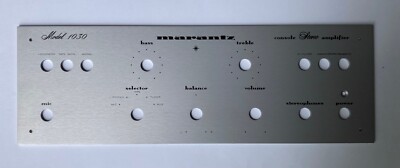 Marantz 1030 Front Panel Faceplate (Face Plate) SILVER ANODIZED New!