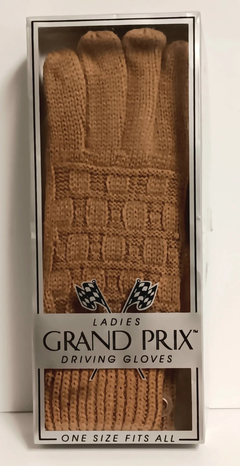 Vtg 1983 Berkshire Ladies Grand Prix Brown Winter Driving Gloves NOS Open Box