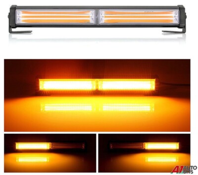 30 cm 36 W COB LED Arbeitslichtleiste Auto LKW Notfall Warnblitz Strobe gelb