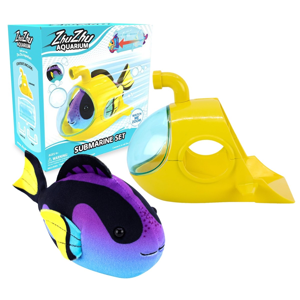 Aquarium Submarine Set with Blue Tang Fish | eBay