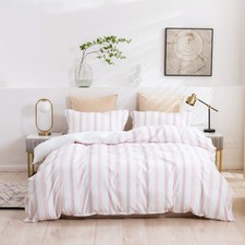 Strisce 3D modello semplice copripiumino in piumone set lenzuola