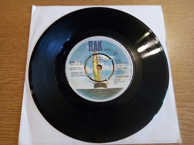 Cameron - Close Encounters Of The Third Kind - UK 1978 RAK 272 Promo Vinyl 7''