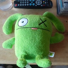VINTAGE NOS Old Stock Original Ugly Dolls OX Plush 12" Green uglydoll used