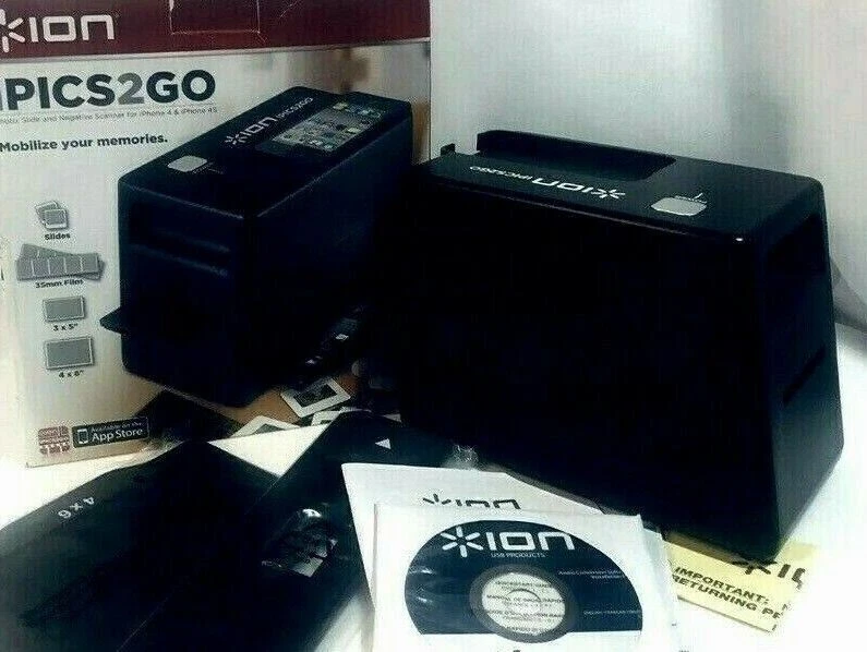 AUDIO SCANNER SCANS & TRANSFERS PHOTOS/SLIDES/NEGATIVES DIRECTLY TO IPHONE - Image 2 of 4