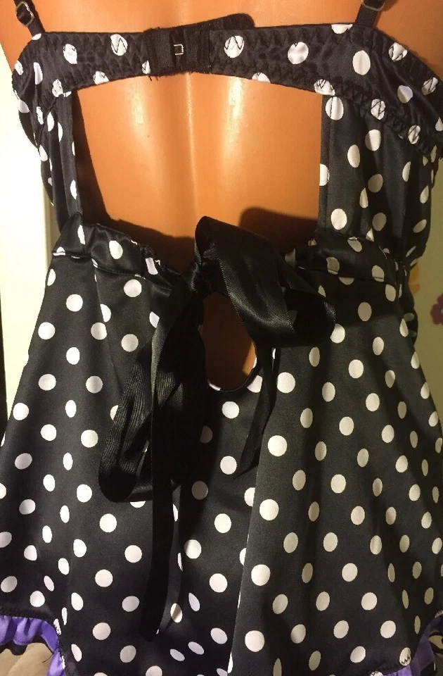 JEZEBEL por FELINA Talla: M- Deslizable de batería con ligueros extraíbles De colección Nuevo Foto 4 de 4