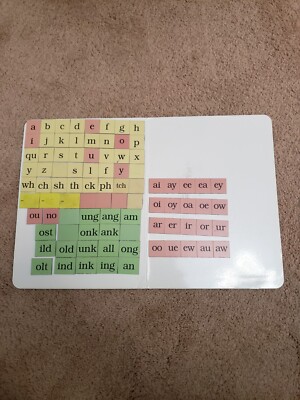 Fundations Wilson Language Basics Board With Letters And Protective Sleeve