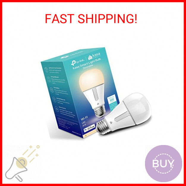 Kasa Smart Light Bulb KL110, LED Wi-Fi smart bulb works with Alexa and Google Ho-image