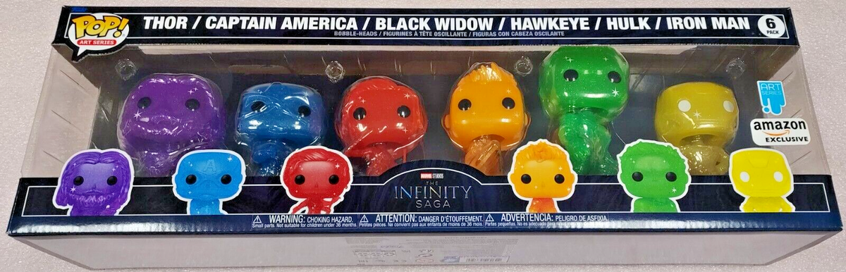 funko pop マーベル アベンジャーズ 9点セット 1 SET' 889698576192 - FUNKO POP! MARVEL AVENGERS EXCLUSIVE ART