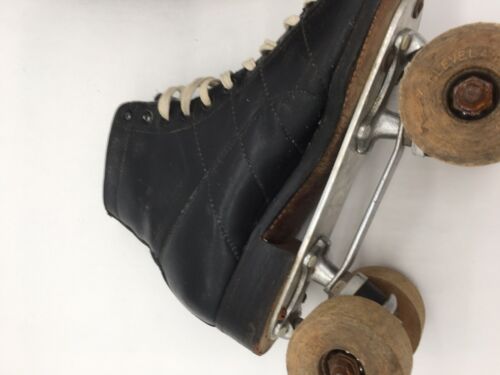Vintage Rollerskates Cleveland Skate Co. Gloria Nord 100 size 5 Wood Wheels - Picture 11 of 12