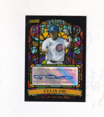 2008 FELIX PIE TOPPS STADIUM CLUB  BEAM TEAM AUTO/AUTOGRAPH  CHICAGO CUBS