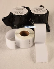 2 Rolls of DYMO Compatible 30327 File Folder Labels, 130 Labels Per Roll