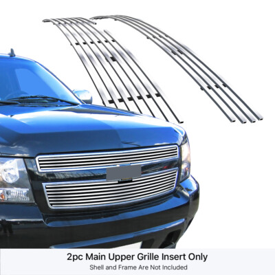 For 2007-2014 Chevy Tahoe/Suburban/Avalanche Black Billet Grille Grill