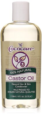 Cococare 100% Natural Castor Oil Natural Skin & Hair Nutrient Conditioner 2 oz