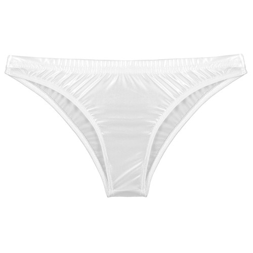 Men's Openable Crotch Underwear Low Rise Shiny Panties PVC Leather Bikini Briefs - Picture 54 of 59