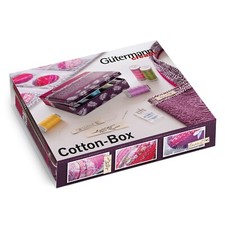 Gutermann Thread Storage Tin Cotton No.30 12 x 300m, 5 Universal Needles & 3 Lab