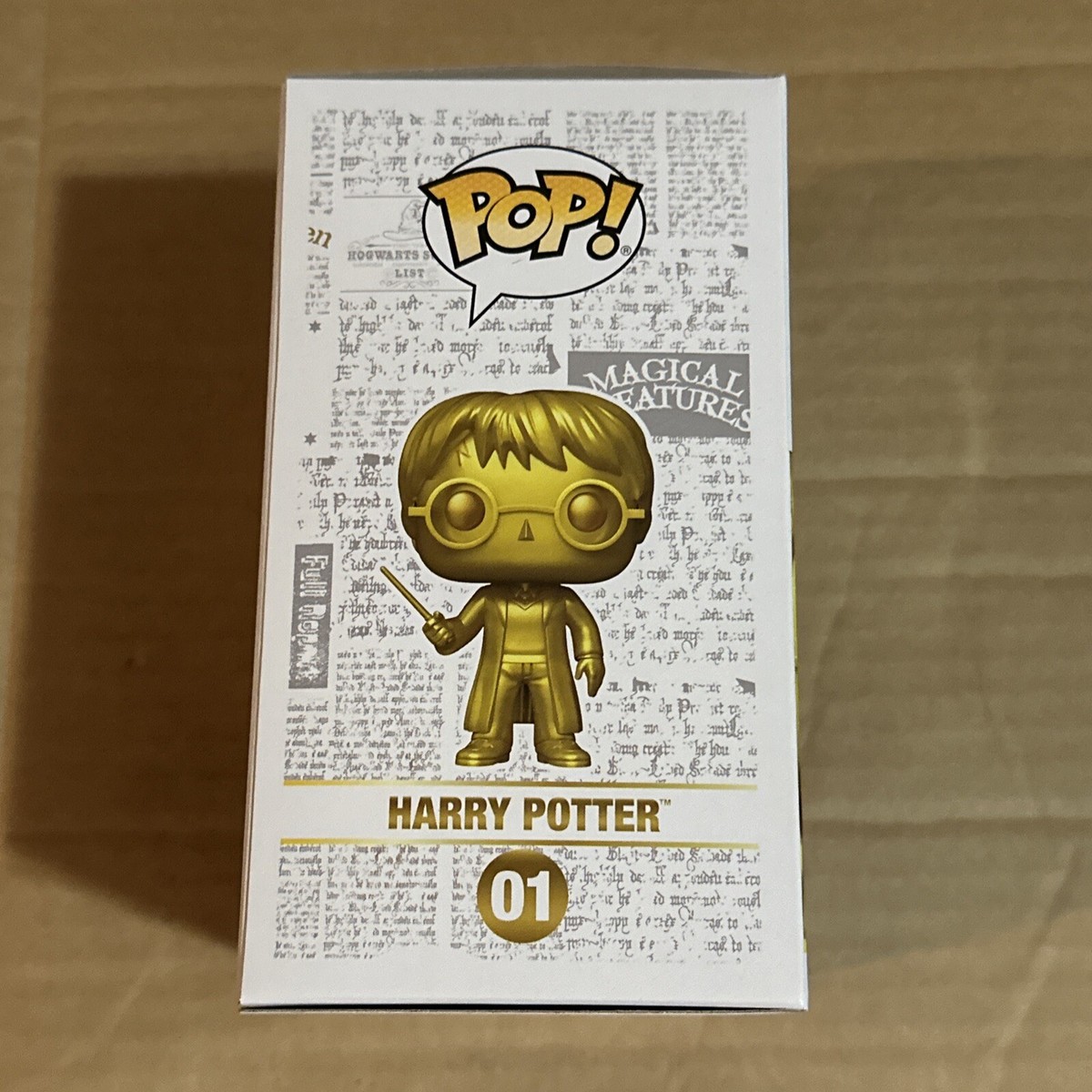 Funko POP! Harry Potter Gold IT'SUGAR Exclusive #01 W/ Protector