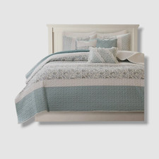 Madison Park Blue Dawn 6-Pc. Quilt Set, King/California King