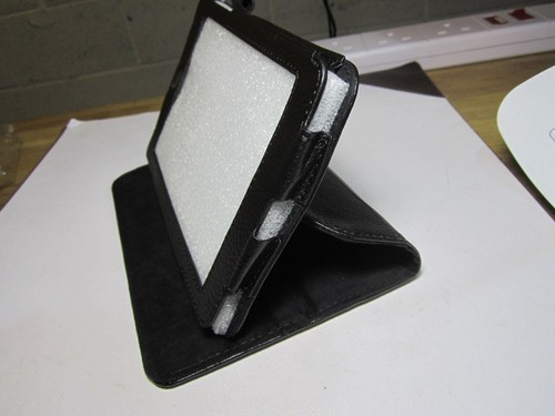 Black PU Leather 360 Rotation Carry Case Holder for Google Nexus 7 Tablet PC - Picture 6 of 9