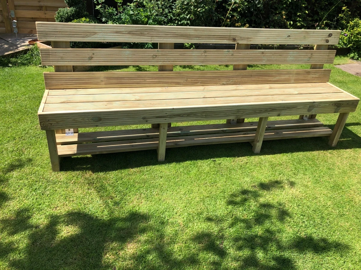 Pressure treated cheap garden bench