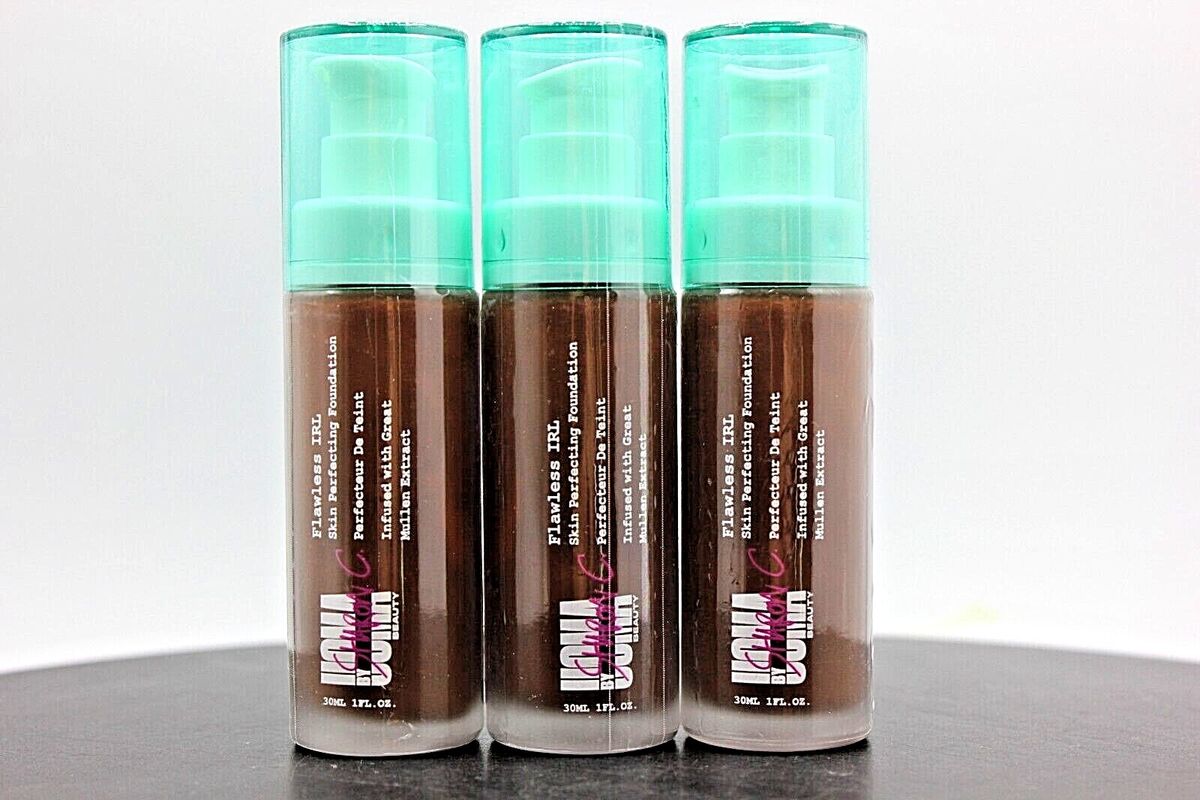 3 Pack! Uoma by Sharon C Flawless IRL Skin Perfecting Foundation, Black Pearl T1 3 Pack! Uoma by Sharon C Flawless IRL Skin Perfecting Foundation, Black Pearl T1