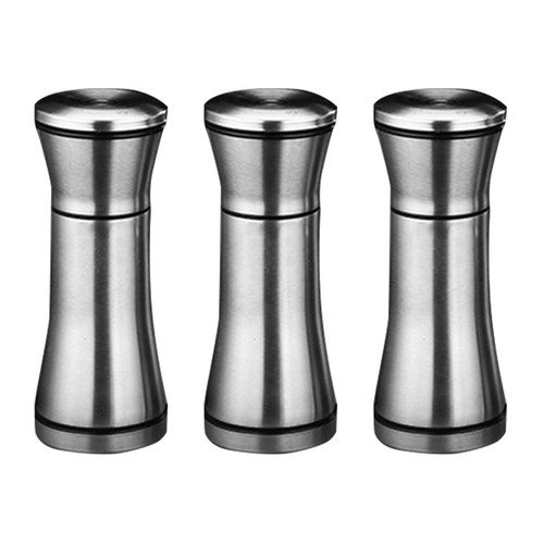 Jar Glass Seasoning Bottle Pepper Grinder Set Pepper Mill Salt Shaker - Picture 7 of 12