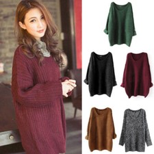 Fashion Women Pullover Top T Shirt Ladies Loose Long Sleeve Tops Blouse Sweater