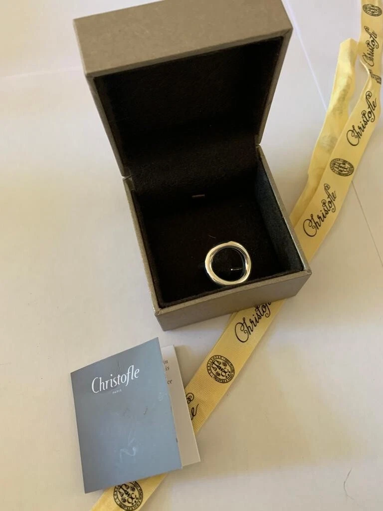 NEVER USE Christofle bague anneau ring argent massif Andr e Putman