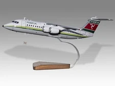 BAe 146-200 Manx Airlines Version 2 Desk Wood Airplane Model Large Scale 1/72