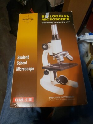 Radical Biological Microscope with Optional Cordless Illuminator Student Micros.