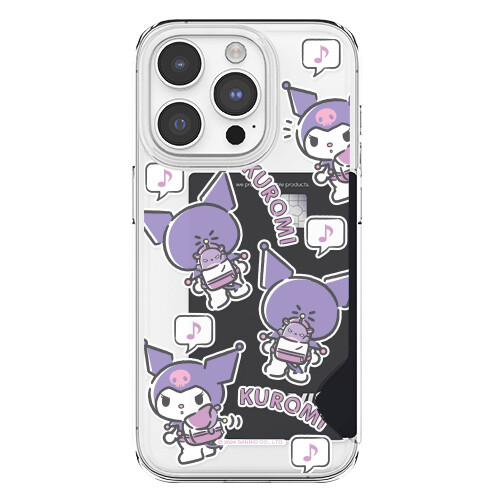 Kuromi Clear Card Hard Case for iPhone 16 15 14 Pro Pro Max Plus Korea made - Picture 9 of 18