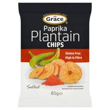 GRACE Green Banana, Plantain Gluten Free Chips 85g Multipacks Selec. (Pack of 9)