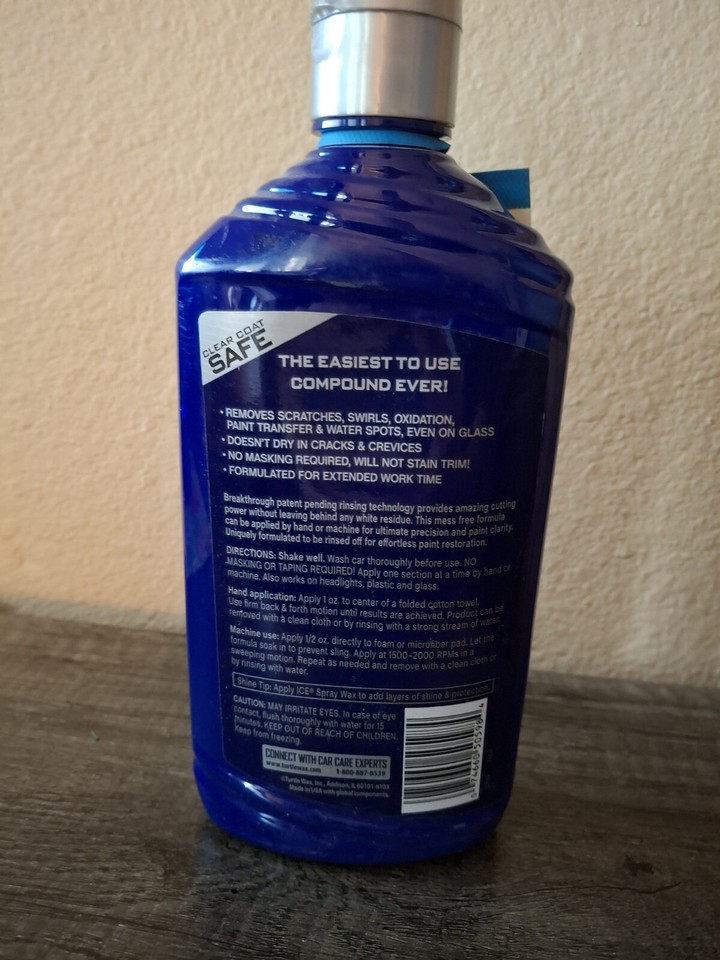 Turtle Wax Ice Premium Car Care Speed Compound 16 fl oz New eBay
