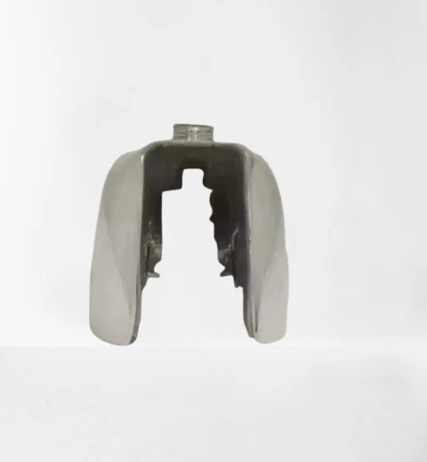 ADEQUADO PARA Honda TL 125 S BJ 1978 modelo aço cromado tanque de gasolina combustível - Imagem 2 de 4