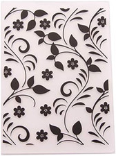 Welcome to Joyful Home 1PC Leaves Background Background Embossing Folder for Car