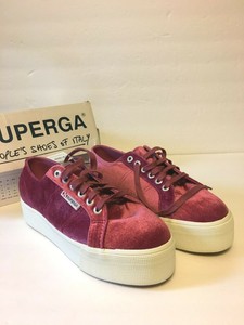 superga platform velvet