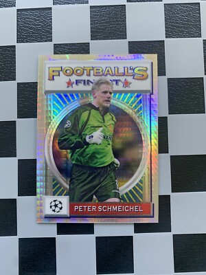2021-22 Topps Finest Flashbacks UCL Peter Schmeichel Prism /35 Manchester United