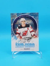 Jack Hughes 2023-24 Upper Deck Ice #SZ-12 Sub Zero - New Jersey Devils