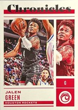 Jalen Green Chronicles 22-23 #28 Houston Rockets