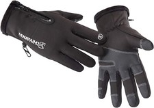 Winter Warm Gloves,Touchscreen Cold Weather Driving Gloves Black,Size:L 