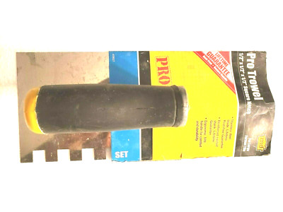 MD Tool Notch Tile Trowel Square Notch 1/2'' x 1/2'' x 1/2'' PRO for Large Tile,NEW