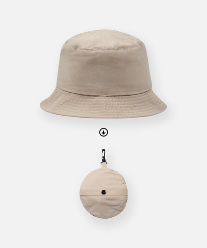 PAPER PLANES KHAKI PACKABLE BUCKET HAT SIZE SMALL/MEDIUM NEW RELEASE - Picture 2 of 8