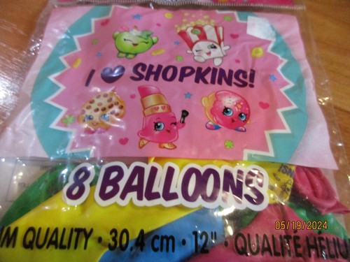 Shopkins 3pc Lot Unique 2014 Birthday Multi-color Party Supplies NOS - Picture 3 of 4
