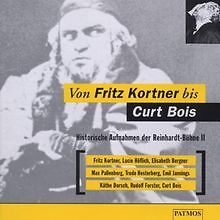 Von Fritz Kortner bis Curt Bois, 1 Audio-CD | Buch | Zustand sehr gut - not specified