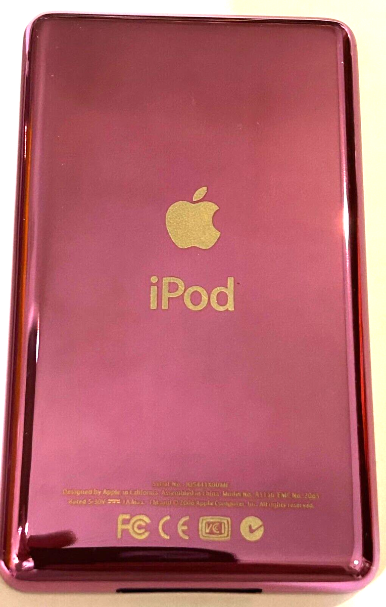 APPLE iPOD CLASSIC 7th Gen Purple 128GB SSD W/2000 mAh Mega