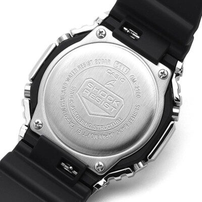 CASIO G-SHOCK GM-2100-1AJF Silver Metal Case Series Analog Digital