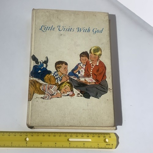 Mid Century Christian Book "Little Visits With God" 1960 Hardcover book 7th Prt - Foto 5 di 12