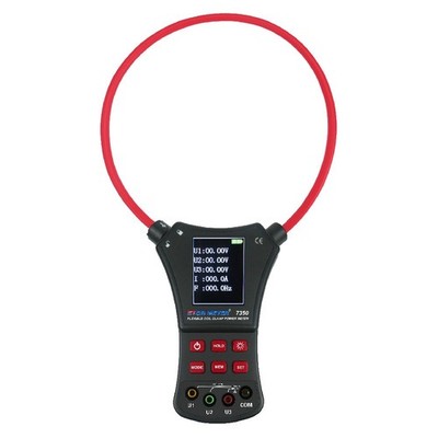 EM7350 Rogowski Coil/Flexible Coil Clamp Power Meter 0.00V ~ 600V New