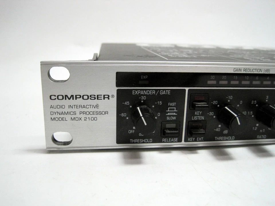 Compositor Behringer MDX 2100 - Procesador dinámico compresor/limitador/expansor de 2 canales Foto 2 de 3